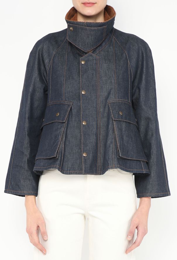 【直営・関税送料込】Trapeze denim jacket LOEWE Trapeze Denim Jacket | Saks Fifth Avenue