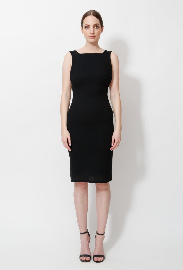 Gianni Versace Vintage Open-Back Ribbed Dress - 2