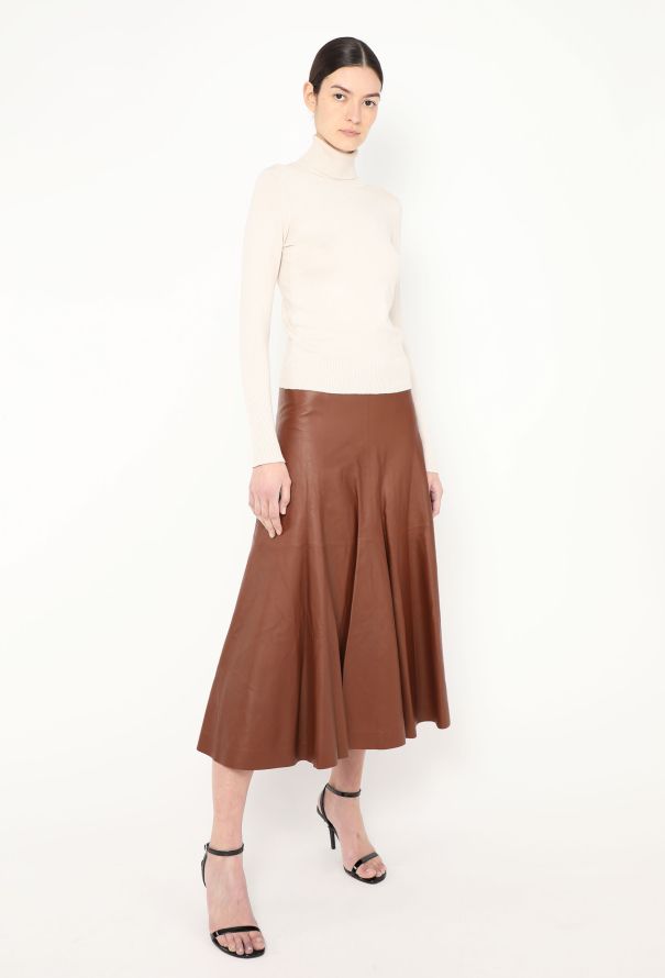 Chloé F/W 2021 Flared Lambskin Skirt - 5 Chloé F/W 2021 Flared Lambskin Skirt - 5