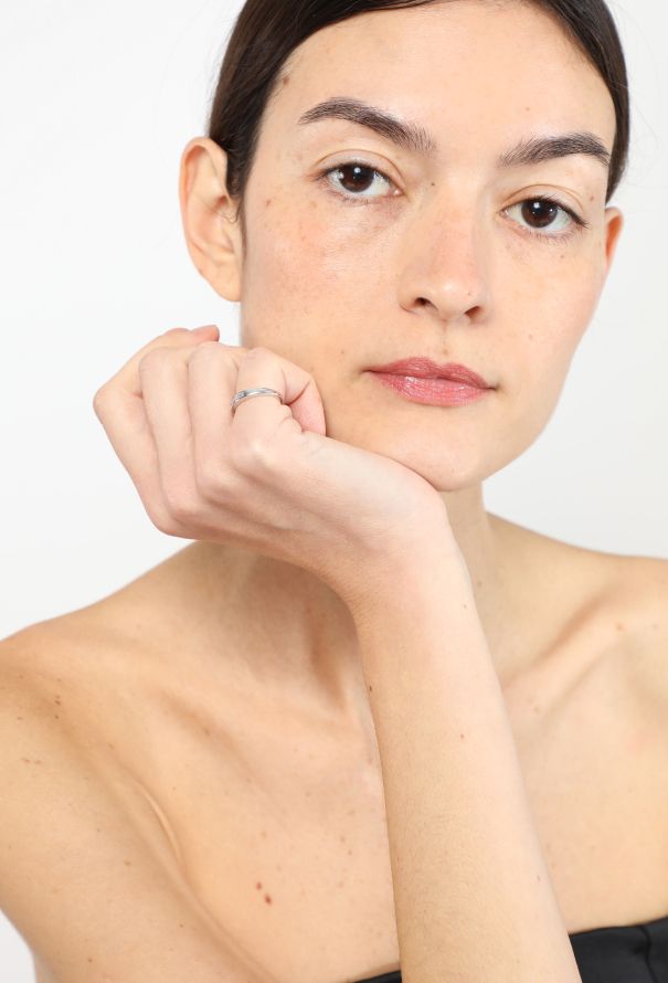 Mellerio Platinum & Diamond Band Ring - 3