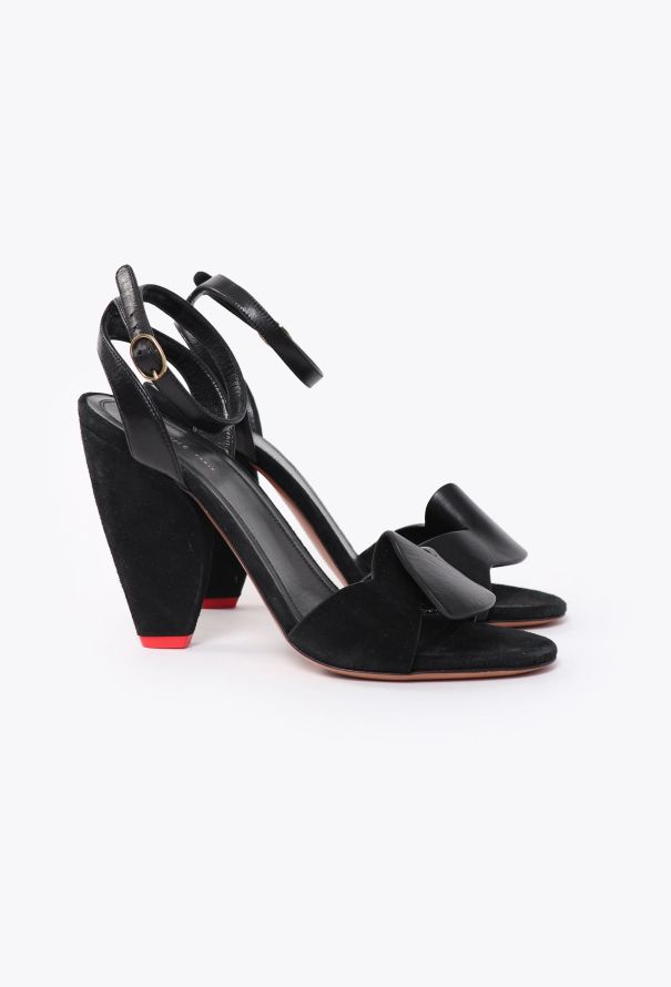 Céline Pre-Fall 2016 Suede Twist Sandals - 3