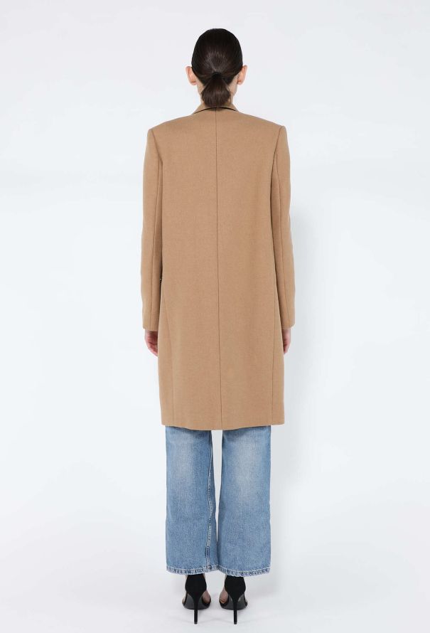 Céline Resort 2010 Camel Crombie Coat - 3