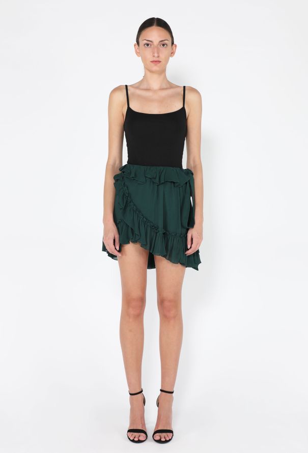 Saint Laurent Silk Ruffled Ensemble, Resort 2025 - 6