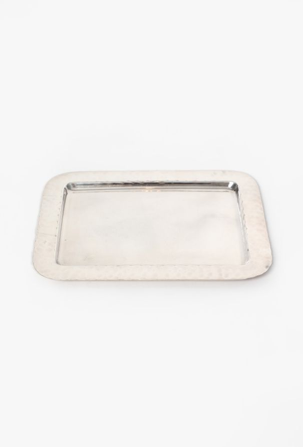 Dior Vintage Hammered Rectangular Tray - 2