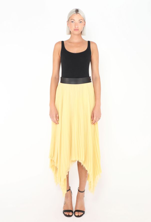 Loewe 2020 Georgette Asymmetric Skirt - 1