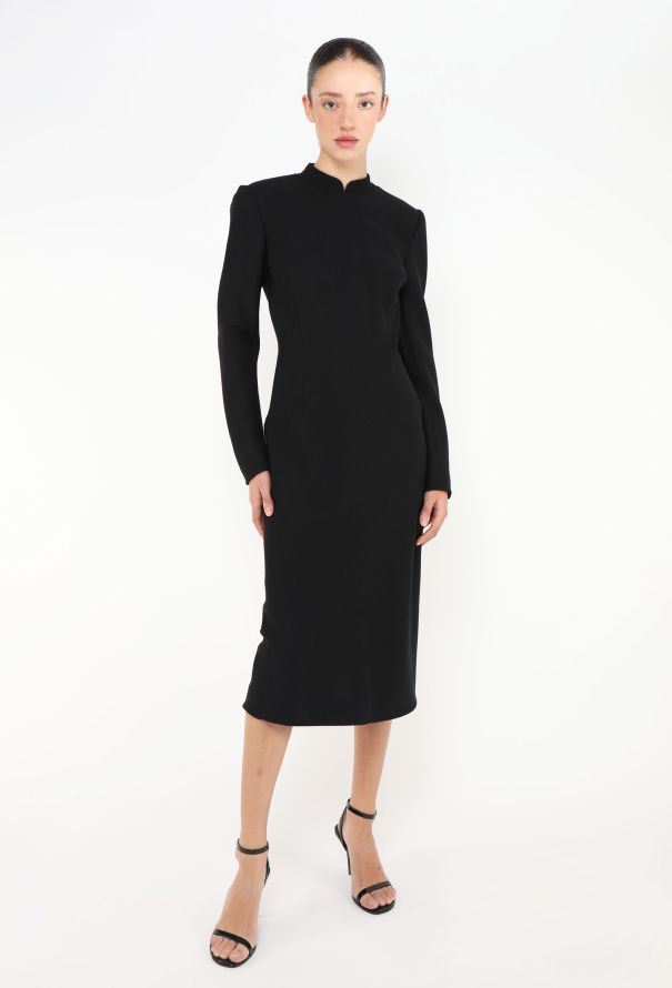 John Galliano Rare F/W 1996 Mandarin Column Dress - 4