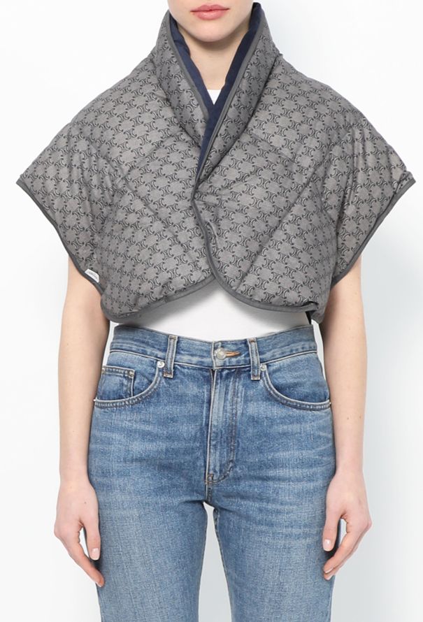 Céline Limited Edition Monogram Down Poncho - 1