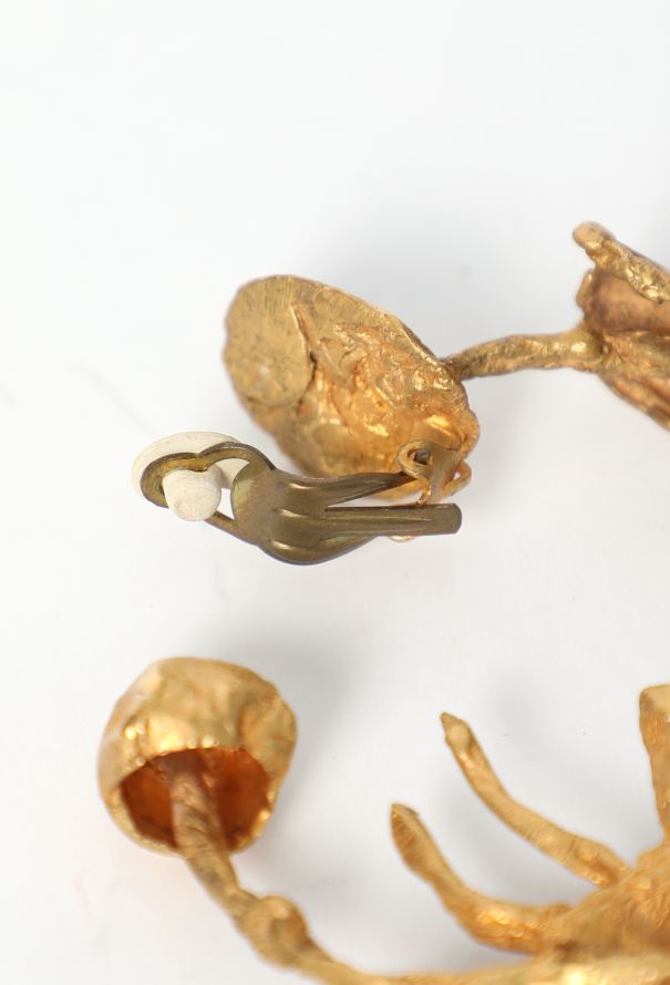 Christian Lacroix '80s Haute Couture Sculpted Clip Earrings - 8
