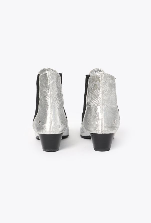 Chanel 2019 Metallic Lambskin Boots - 4 Chanel 2019 Metallic Lambskin Boots - 4