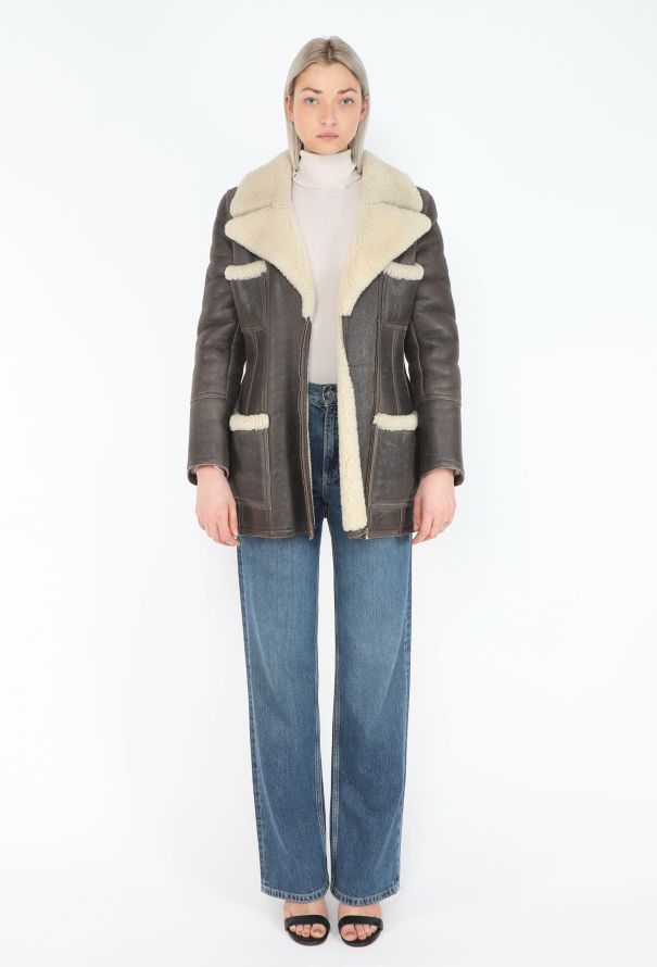 Chanel COLLECTOR F/W 1996 Shearling-Lined Jacket - 4