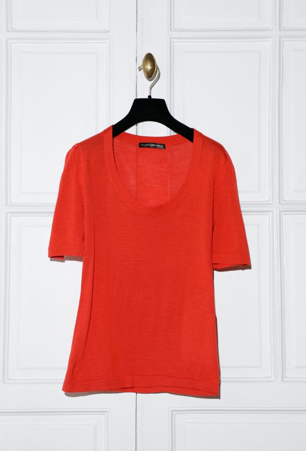 Balenciaga Silk Cashmere Top - 1