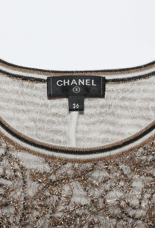 Chanel Pre-Fall 2019 Embroidered Tinsel Dress - 5 Chanel Pre-Fall 2019 Embroidered Tinsel Dress - 5