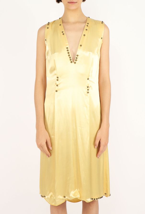 Maison Margiela Studded Satin Dress, F/W 2006 - 3
