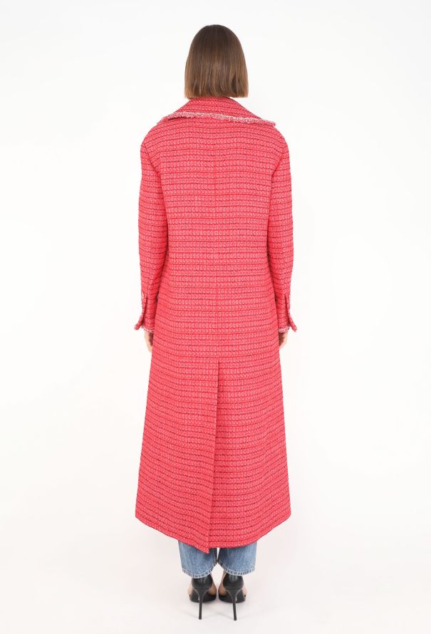 Chanel 2020 Iridescent Tweed 'CC' Coat - 7
