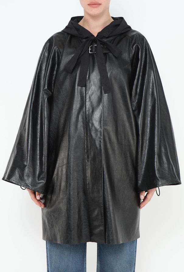 Céline 2018 Hooded Leather Parka - 4