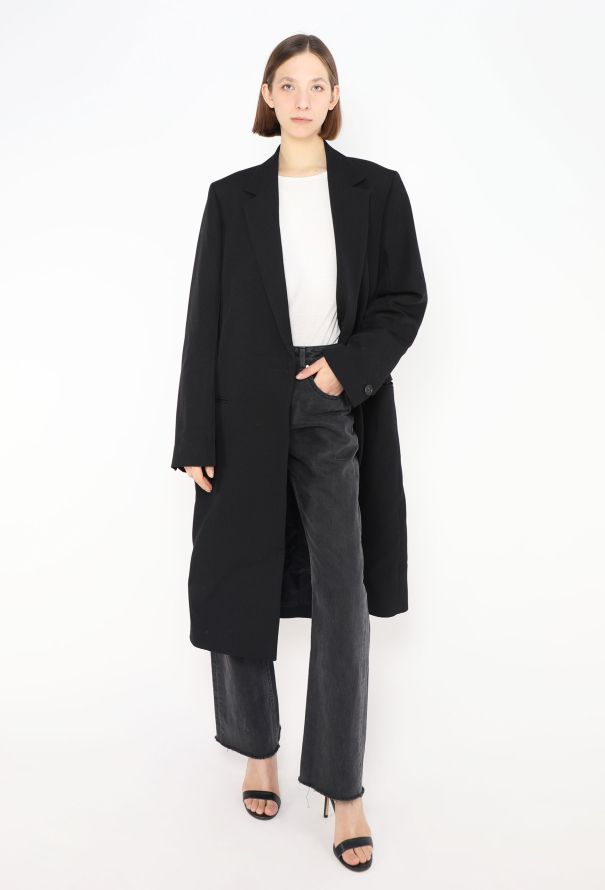 Toteme 2025 Grain de Poudre Tailored Coat - 5 Toteme 2025 Grain de Poudre Tailored Coat - 5