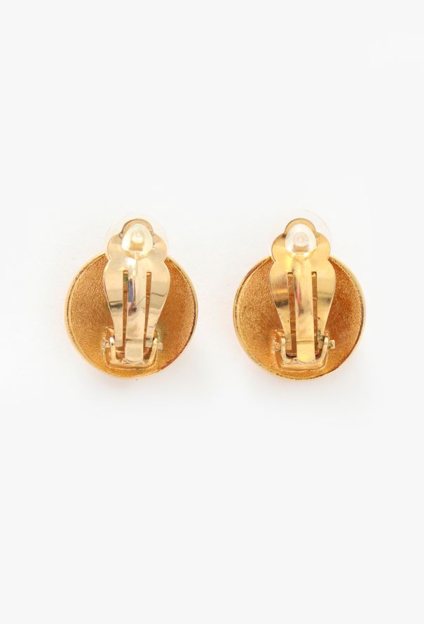 Chanel 1996 Crown 'CC' Clip Earrings - 3 Chanel 1996 Crown 'CC' Clip Earrings - 3