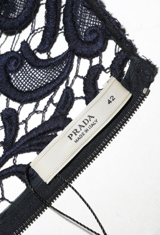 Prada F/W 2008 Guipure Lace Dress - 6 Prada F/W 2008 Guipure Lace Dress - 6