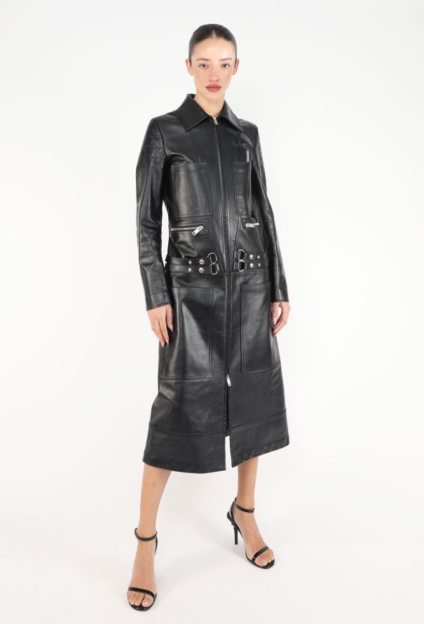 Céline COLLECTOR Pre-Fall 2018 Leather Moto Coat - 4