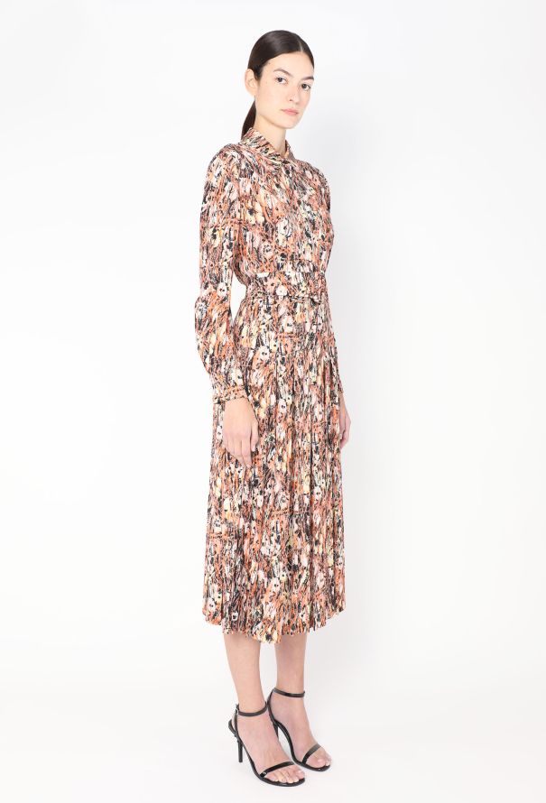 Prada Floral Silk Belted Dress, 2017 - 3