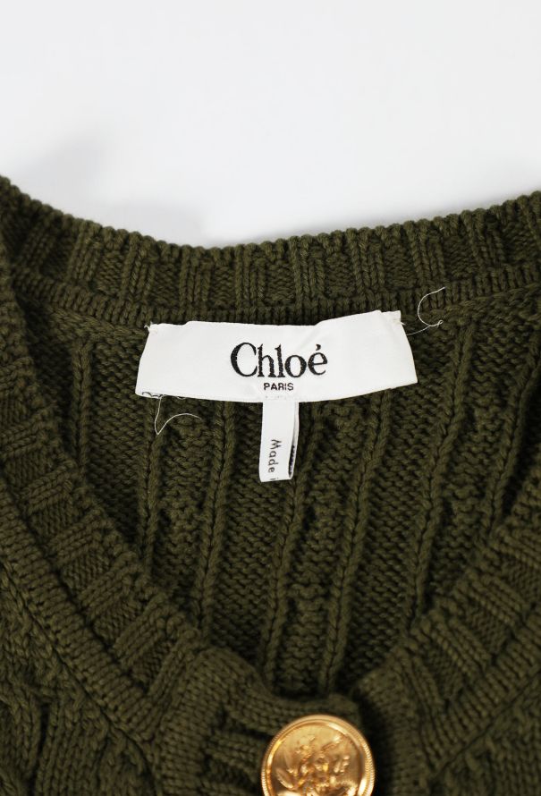 Chloé Pre-Fall 2024 Cable-Knit Cardigan - 7