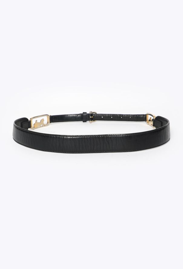 Céline Vintage Calèche Leather Belt - 4