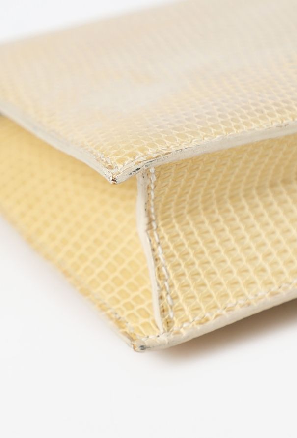 Hermès Rare 1997 Varanus Niloticus Cadenas Clutch - 8