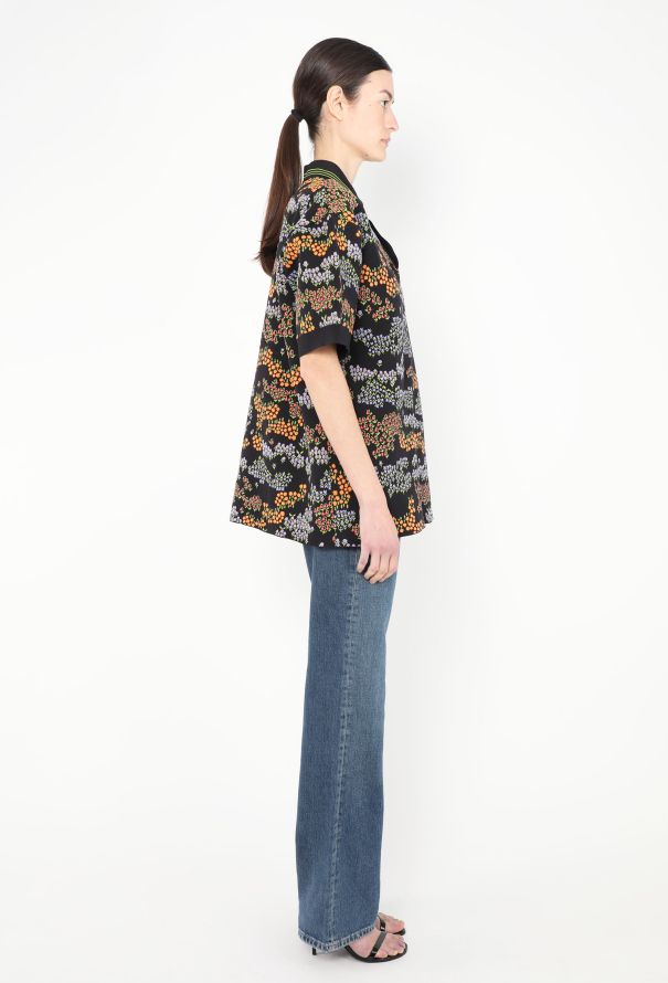 Céline S/S 2018 Oversized Floral Polo - 4 Céline S/S 2018 Oversized Floral Polo - 4