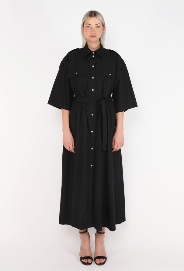 Céline Belted Calèche Cotton Dress, 2022 - 2