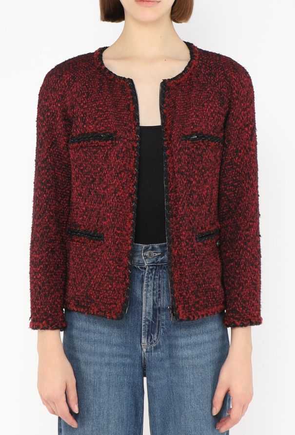 Chanel Braided Trim Tweed Jacket - 1 Chanel Braided Trim Tweed Jacket - 1