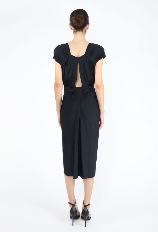 Saint Laurent Tom Ford S/S 2003 Ruched Dress - 5