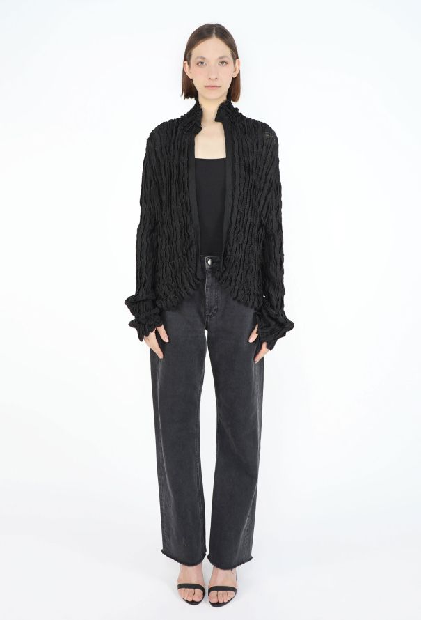 Saint Laurent Tom Ford Fall 2001 Ruched Cardigan - 3