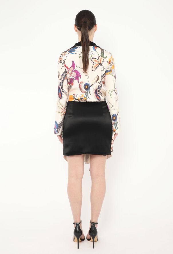 Balenciaga F/W 2011 Asymmetrical Floral Dress - 5 Balenciaga F/W 2011 Asymmetrical Floral Dress - 5