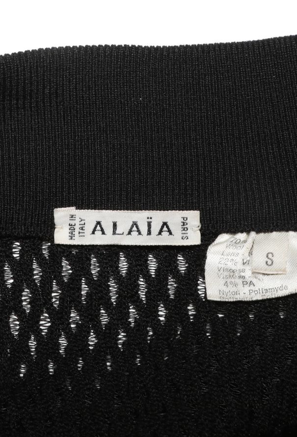 Alaïa RARE F/W 1989 Trellis Bodycon Dress - 6
