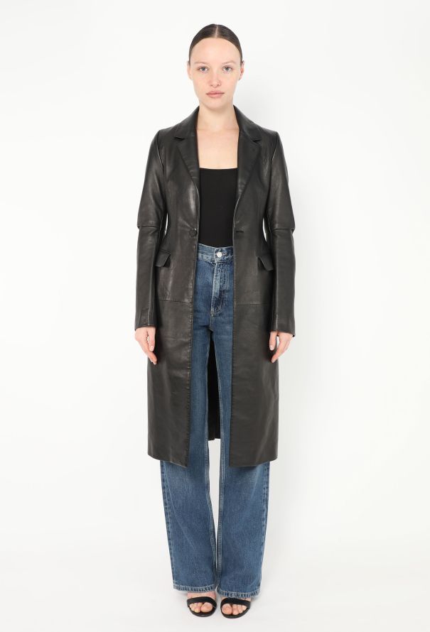 Ann Demeulemeester F/W 2023 Nomie Lambskin Coat - 1