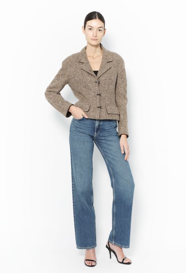 Chanel 1999 Lamé Tweed Jacket - 4