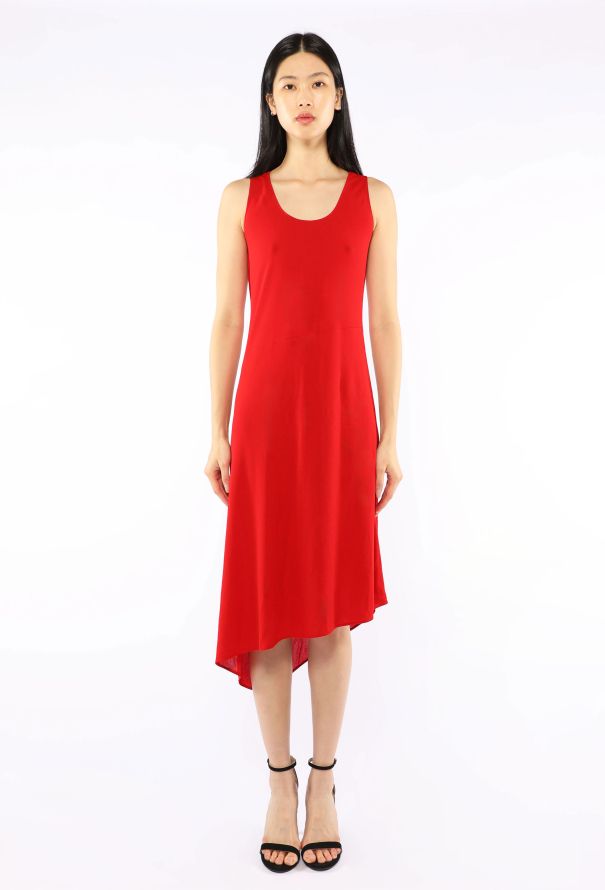 Calvin Klein Asymmetric Panel Crêpe Dress, 1997 - 1
