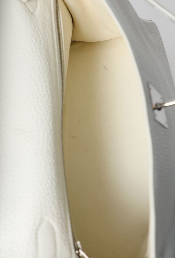 Hermès Blanc Taurillon Clémence Kelly Retourné 32 - 13