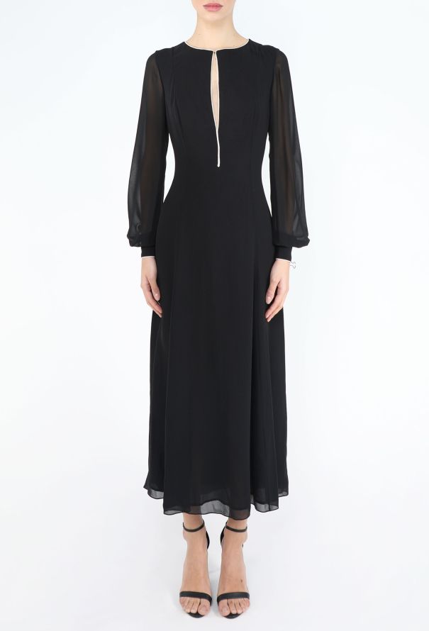 Saint Laurent Fall 2010 Keyhole Column Dress - 3