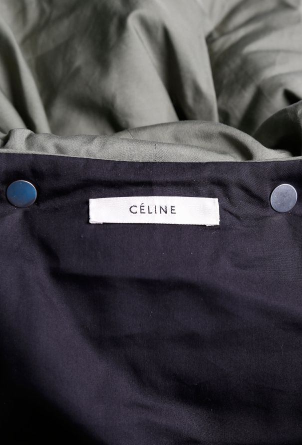 Céline Pre-Fall 2018 Oversized Down Parka Khaki green - 6