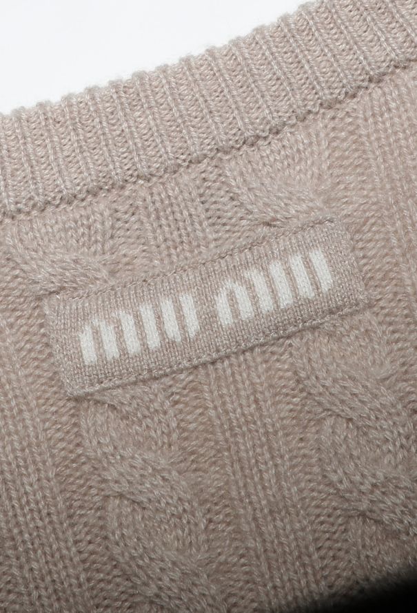 Miu Miu S/S 2022 Cashmere Cable-Knit Sweater - 7