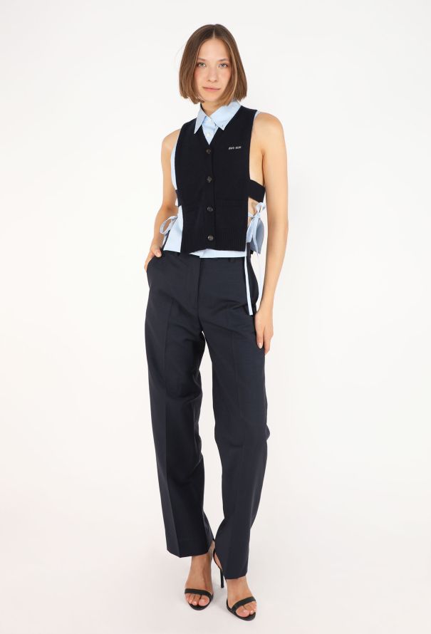 Miu Miu Cashmere Tablier Vest, S/S 2026 - 1