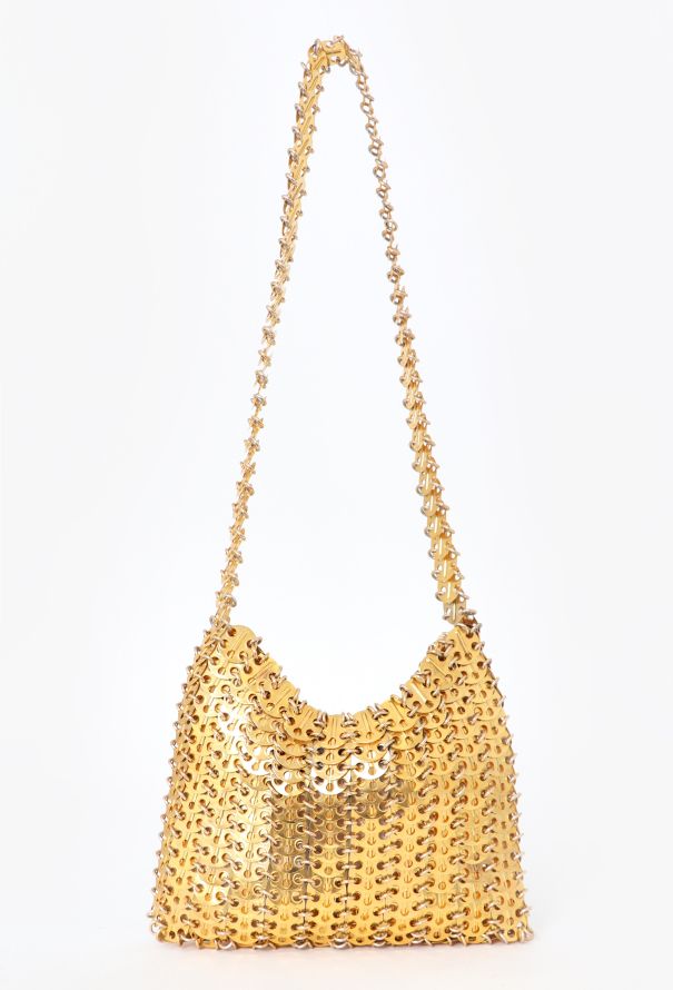Paco Rabanne '60s Gold Chainmail Disc Shoulder Bag - 3