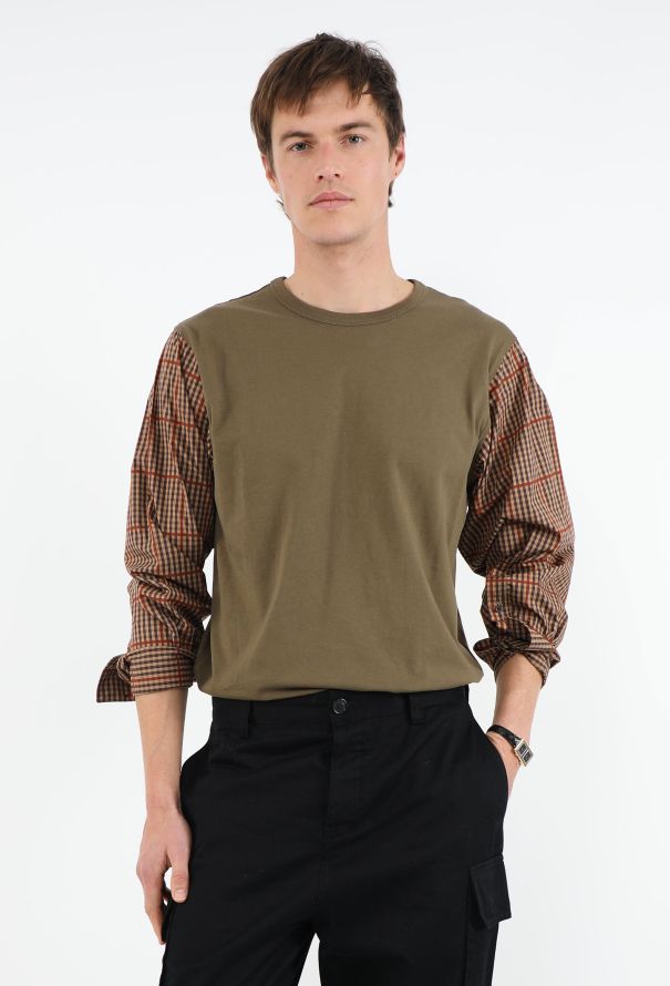 Dries Van Noten 2024 Plaid Long Sleeve T-Shirt - 1