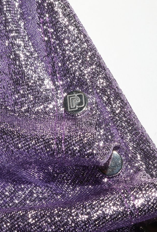 Paco Rabanne 2024 Asymmetric Lurex Dress - 6 Paco Rabanne 2024 Asymmetric Lurex Dress - 6