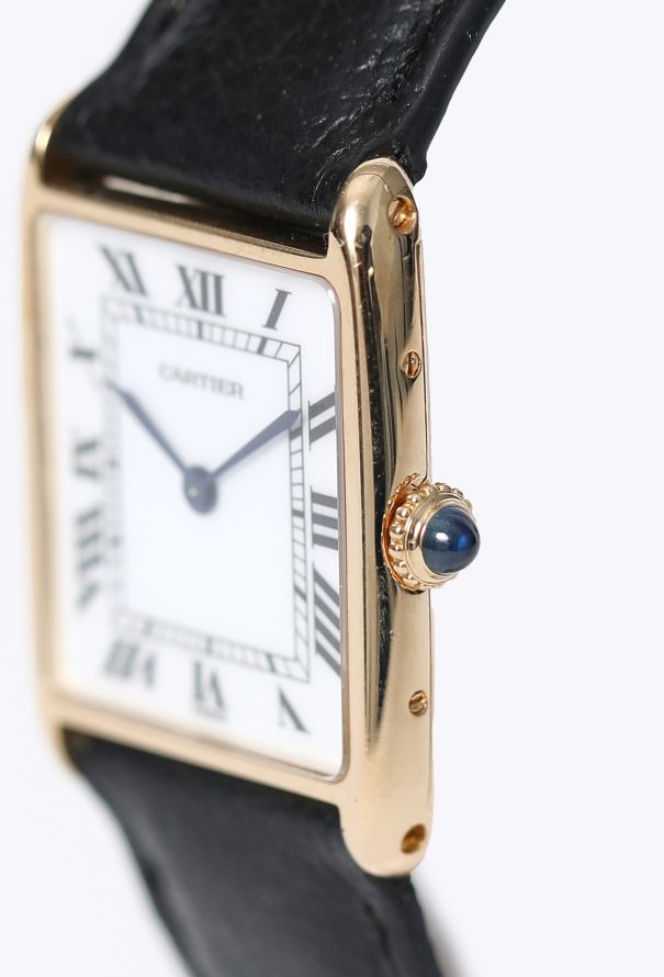 Cartier RARE Vintage 18K Yellow Gold Tank Arrondi Watch - 6