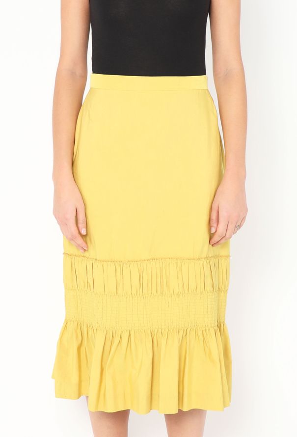 Dries Van Noten S/S 2017 Fluted Linen Skirt - 3 Dries Van Noten S/S 2017 Fluted Linen Skirt - 3