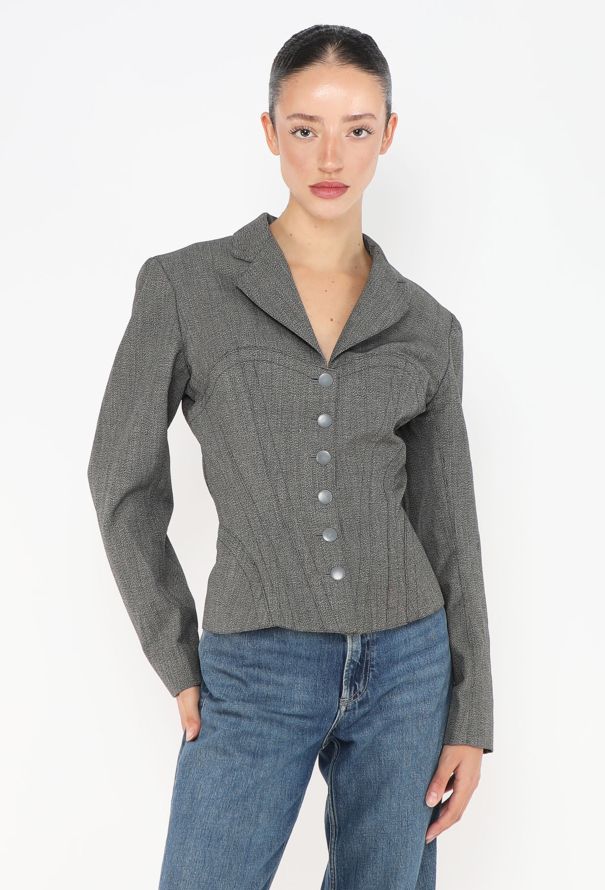 Alaïa Collector F/W 1987 Corset Blazer - 1