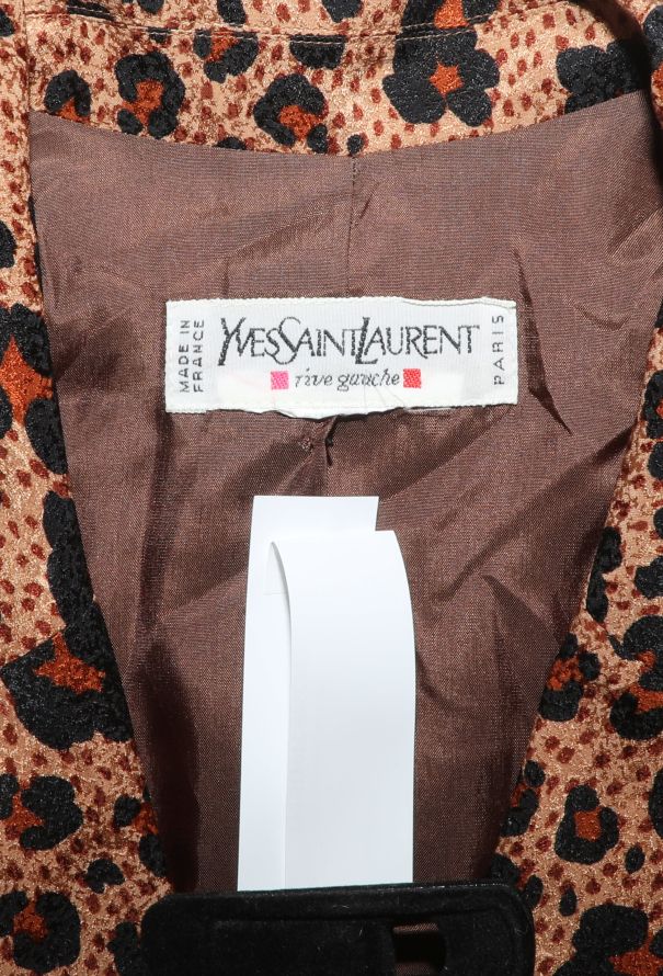 Saint Laurent Leopard Printed Silk Blouse, F/W 1992 - 6