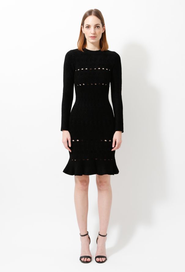 Alaïa Laser-cut Skater Dress - 1